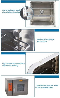 마이크로 컴퓨터 PID 1.2KW 뜨거운 공기 순환 건조 오븐 220/110V