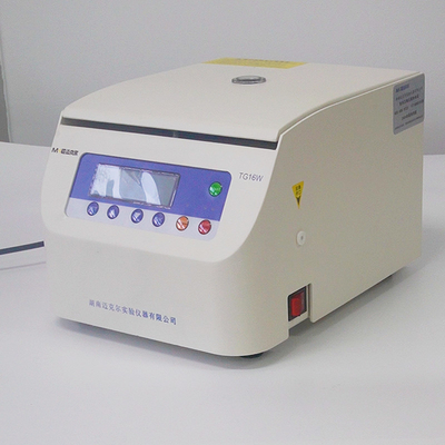 조정 가능한 속도 범위 0-16500rpm 각과 모세혈 로터 340*260*220mm를 가진 고속 원심분리기